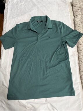 Travis Mathew Men's Teal Polo Shirt